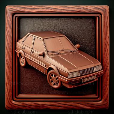 3D модель Peugeot 405 (STL)